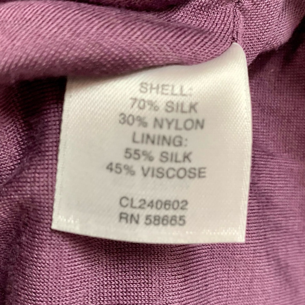 Women's Purple Ruffle Top - Picture 6 of 6